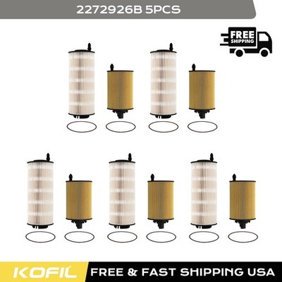 5PCS 2272926B 2272926PE Fuel Filter for MX13 EPA21 Peterbilt DAF Kenworth Trucks