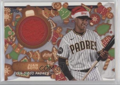2023 Topps Holiday Relics Red Metallic 9/25 Juan Soto #HRC-JS 7c5