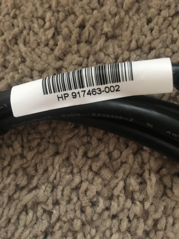 HP P22 G5 Monitor Displayport Cord