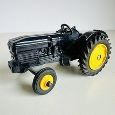 Vintage Meccano Dinky Toys 308 Leyland Farm Tractor Model Repainted In Dark Blue