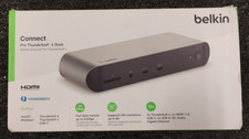 Belkin Connect Pro Thunderbolt 4 USB-C Hub Docking Station - New , D1