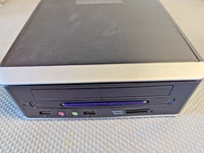 Black Mini ITX Desktop PC Case w/ Slim Optical Bay, 72w PSU, Fan, Card Reader