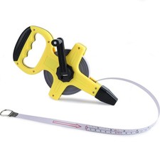 Lichamp Long Tape Measure 165FT/50M, SAE Metric Steel Tape Reel for Engineer,...