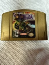 Legend of Zelda: Majora's Mask for Nintendo 64 Gold Holographic Cartridge