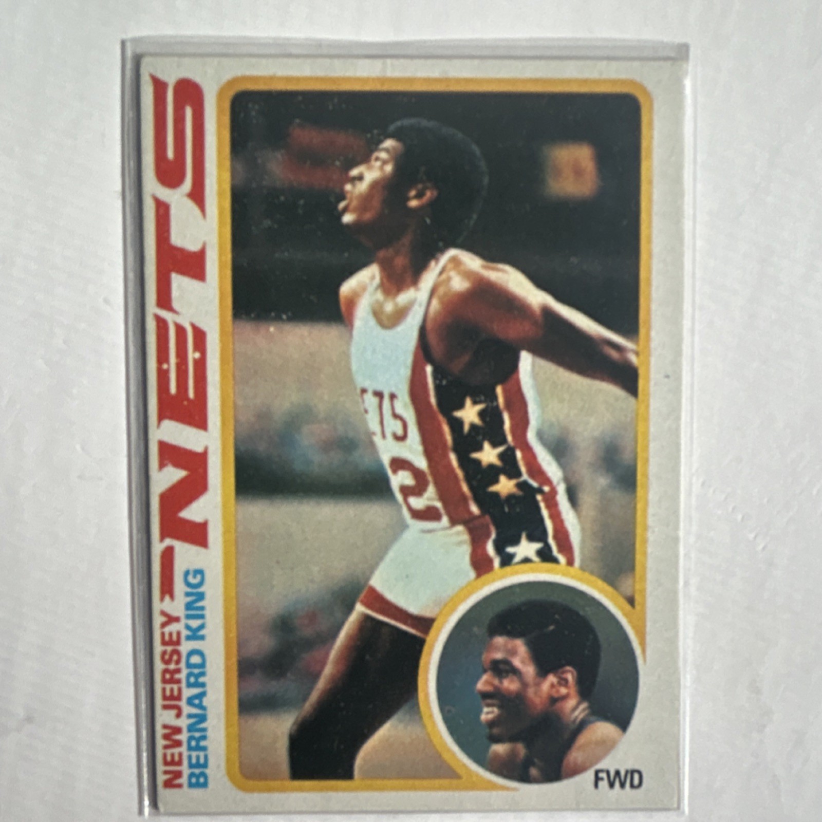 Topps 1978-79 Bernard King #75 New Jersey Nets Basketball Card