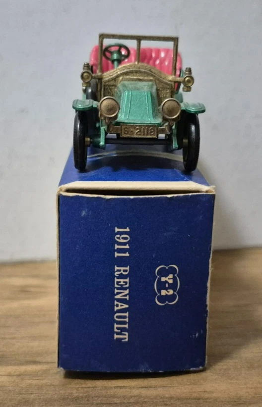 Y 2 1911 Renault Two Seater Models of Yesteryear Matchbox - mit D3 Box - - Bild 2 von 4