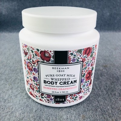 Beekman 1802 Pure Goat Milk Whipped Body Cream Honeyed Grapefruit 24 Oz Sealed