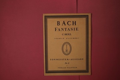 326952 Johann Sebastian Bach FANTASIE C-MOLL Verlag Ullstein