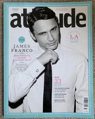 Attitude Magazine ~ April 2013 ~ James Franco ~ Issue 229