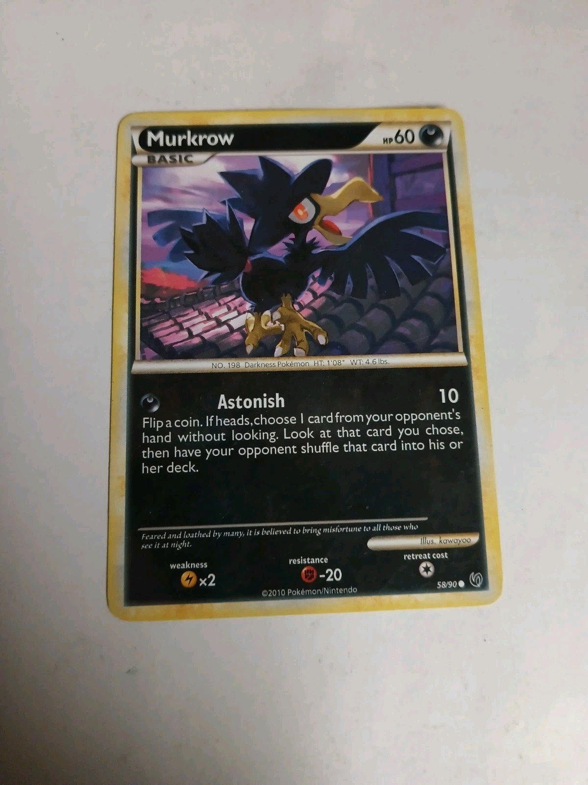 Murkrow 58/90 Undaunted Regular
