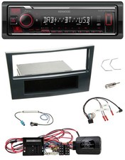 Kenwood Lenkrad Bluetooth USB DAB Autoradio für Opel Corsa D Schwarz 09-14