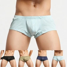 Underpants Mens Underwear Nightwear Pyjama Sexy Stretch U Convex Boxer