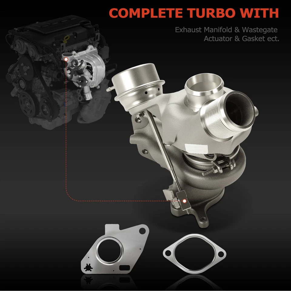 Turbocompresor conductor para Ford Fusion Edge F-150 Lincoln MKX Continental V6 2,7 L Foto 3 de 4