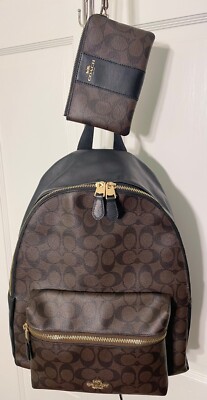 EUC/NWOT Coach F58314 Coated Canvas Signature Charlie  display picture 1