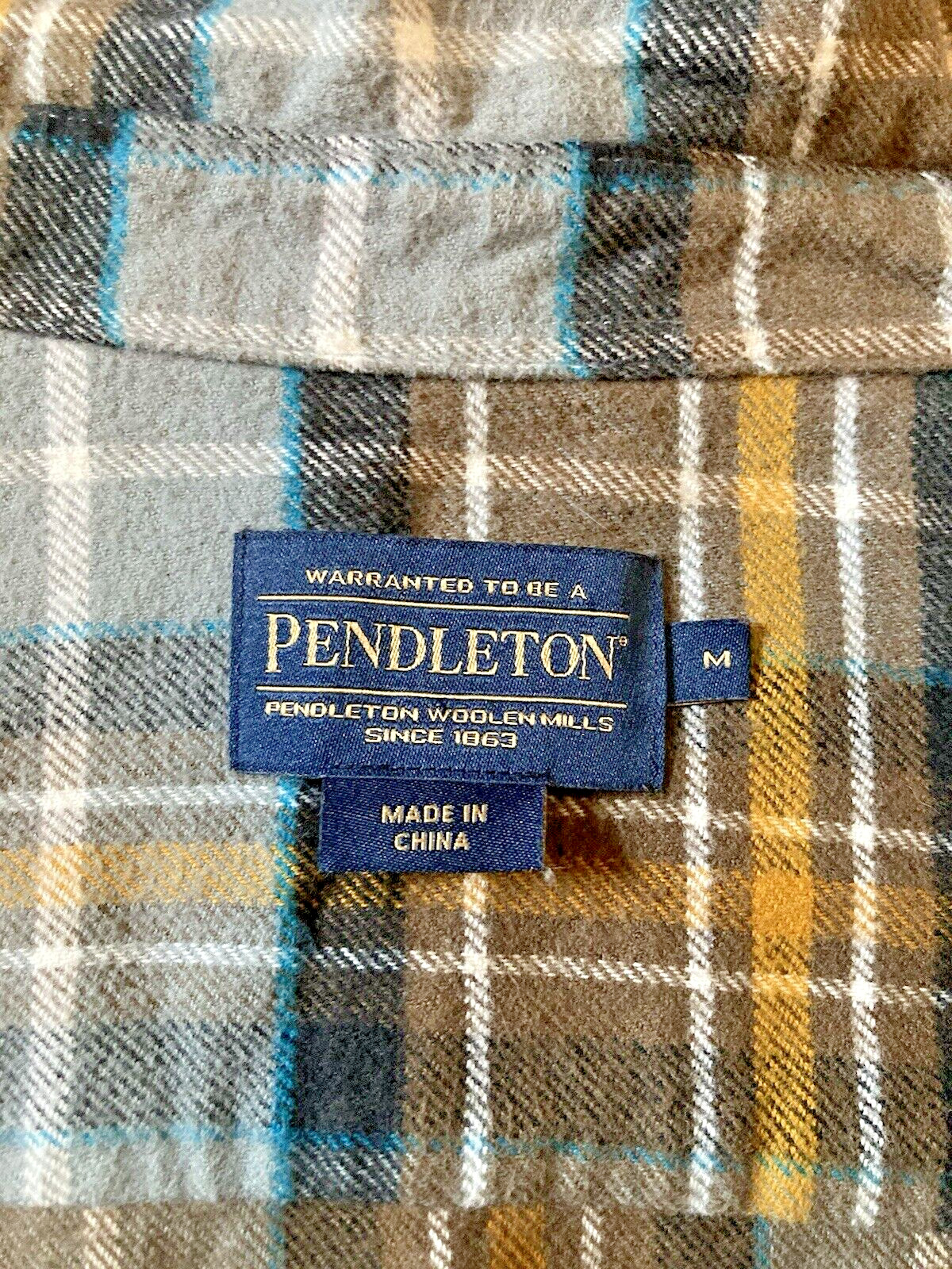 NWOT Pendleton Mackellar Tartan Flannel Shirt But… - image 2
