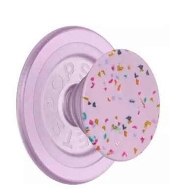 PopSockets 800471 PopGrip Phone Grip/Stand With Swappable Top Blue Marble