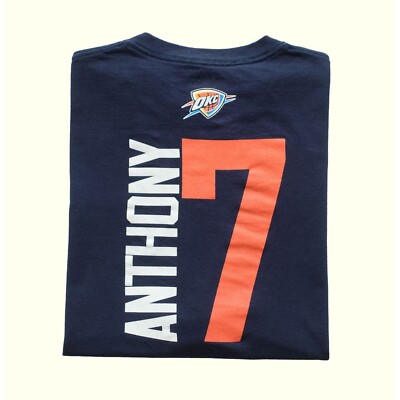 NBA MAJESTIC OKLAHOMA CITY THUNDER CARMELO ANTHONY Y2K OKC MENs T 