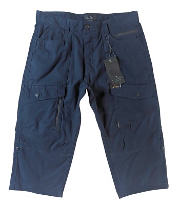 Dissident Men's  Cargo Shorts 3/4 Length Capri | Size Large | Uk Brand