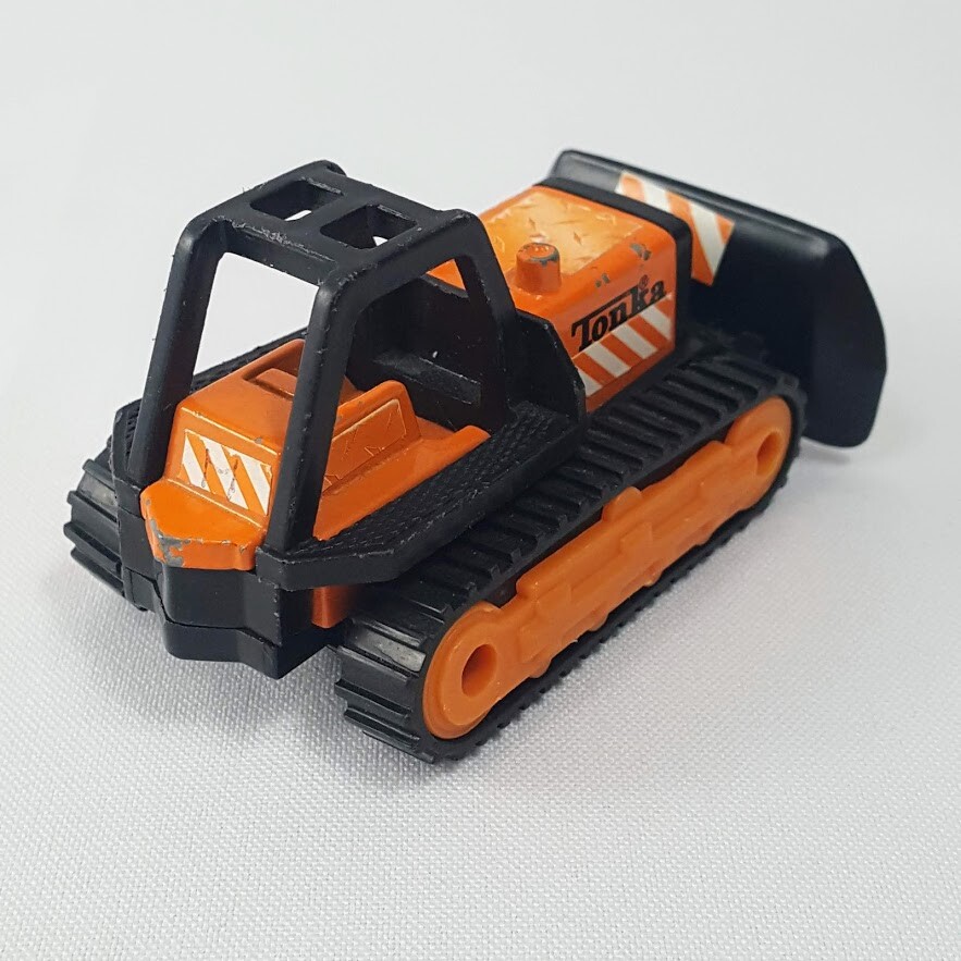 McDonalds Tonka Mini Bulldozer Construction 2003 Orange Hasbro