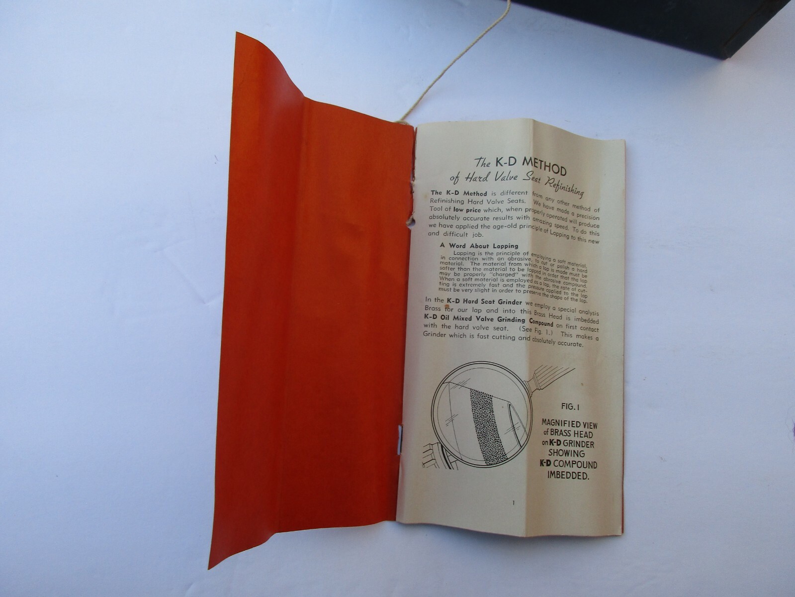 Vintage KD Tools 30 Hard Seat Valve Grinder Ford V8 Dodge Plymouth