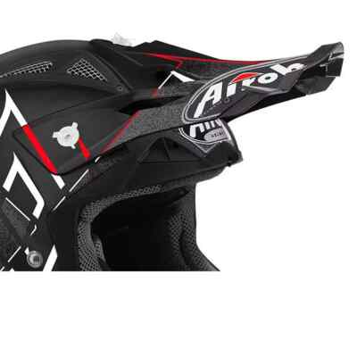 Airoh Off Road Peak für Aviator 2.2 Styling rot matt schwarz Motorradhelm