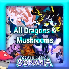 All Creatures & Mushrooms | COS | Creature Of Sonaria | Roblox | Cheap and Fast