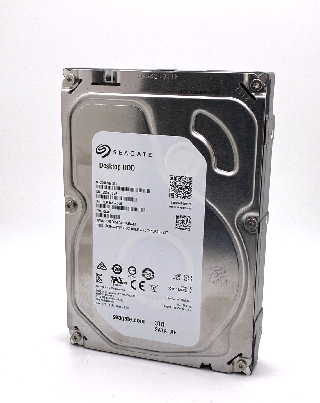 Seagate Expansion Drive ホワイト3TB