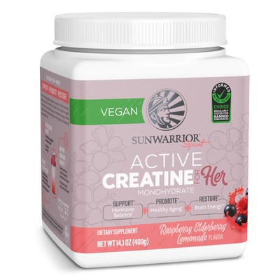 Sunwarrior Creatine for Women Monohydrate Powder Micronized Pre Workout Recov...