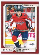2018-19 O-PEE-CHEE RED CHRISTIAN DJOOS WASHINGTON CAPITALS #447
