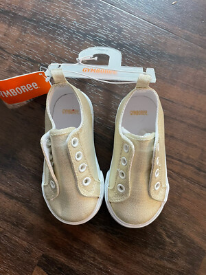 Gymboree Toddler Girls Gold Shoes Size 6 NWT | eBay