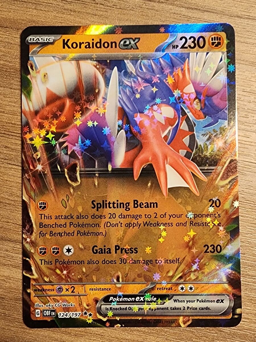 Koraidon EX - Obsidian Flames - OBF (OBFEN) Pokémon card 124/197