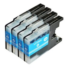 4 kompatibel zu Brother Patronen cyan LC1240 XXL DCP J525W J725DW J925DW MFC J43