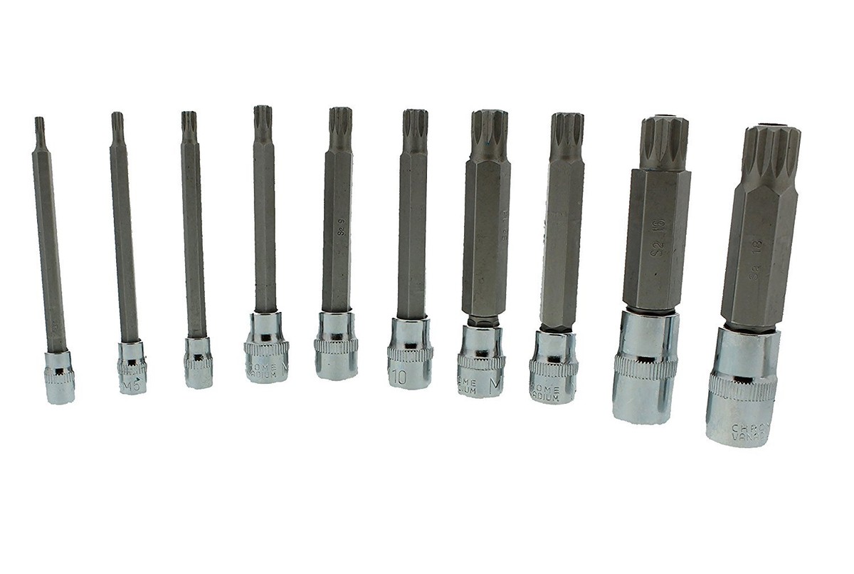 deinenschatzページ★3点 VCT XZN 12 Point MM Triple Square Spline Bit Socket Set