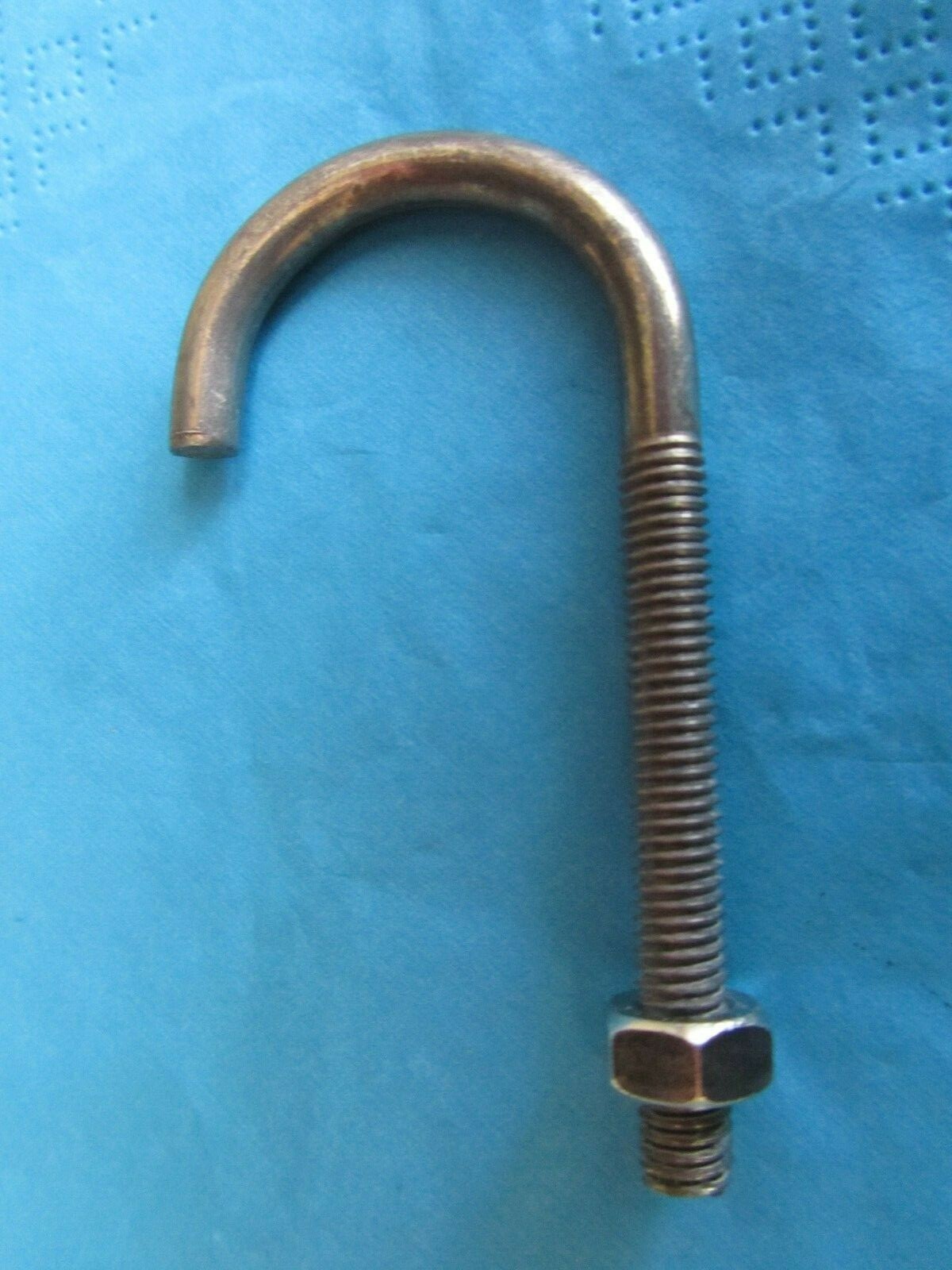 Kappe Dichtung u Rohrhaken Edelstahl V2a rostfrei für Lichtplatten mit Mutter