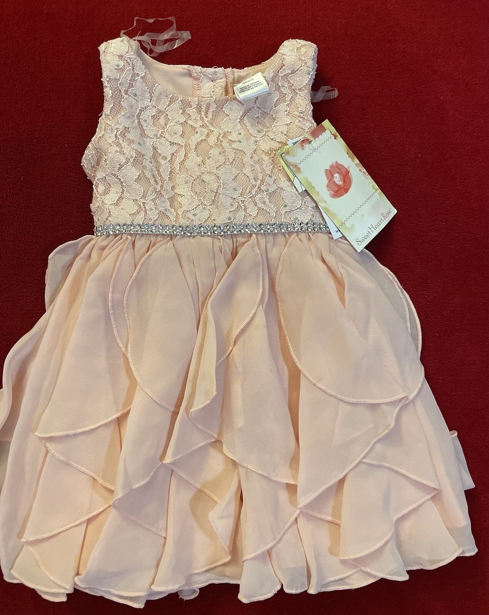 NWT Sweet Heart Rose Toddler Girl's Sleeveless Ruffled Layered Peach Dress 2T | eBay NWT Sweet Heart Rose Toddler Girl's Sleeveless Ruffled Layered Peach Dress 2T | eBay