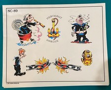 Spaulding and Rogers Tattoo Flash Sheet NC-89