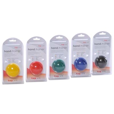 1x Handtrainer, top | vit  hand.trainer, Fingertrainer, Knet Ball, Stärkenwahl