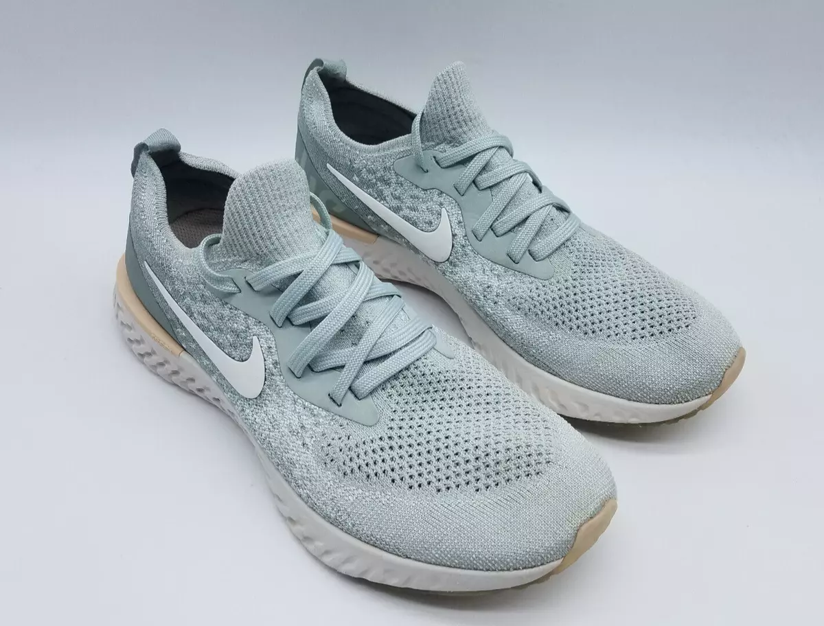 Nike Epic React Flyknit Women s Running Shoes Size 9 Mica Green eBay