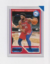 2020-21 Panini Chronicles Threads PINK # 90 Joel Embiid Philadelphia 76ers