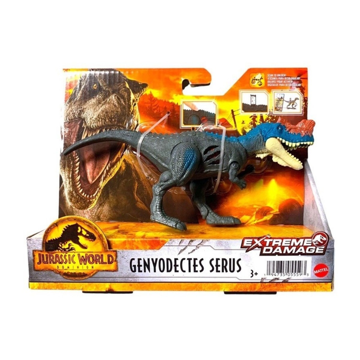 Set Da Gioco Jurassic World Mattel HND20 - Con Luci, Suoni E Stompaction, Per Appassionati Di Dinosauri