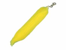Imitation Faux Fox Tail Keychain: Yellow 42-23YL-AS K21