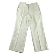 Alfred Dunner Pants Womens 10 Green Classic Fit Pant Elastic Comfort Waist NWT