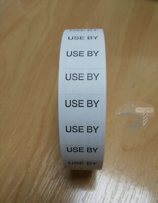 2500 UseBy Monarch Avery 1131 Preisauszeichner Dauerwellenetiketten 1 Rolle
