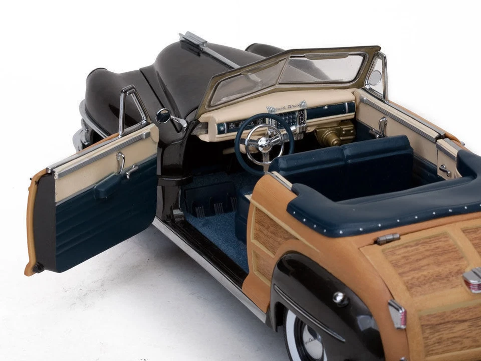 SUNSTAR 1:18 1948 CHRYSLER TOWN & COUNTRY DIE-CAST GRAY SS6141 - Image 4 of 4