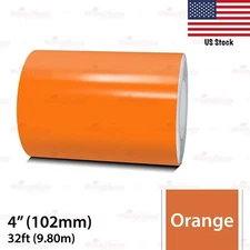 4" Vinyl Pinstriping Pin Stripe Car Body Styling Tape Decal Sticker 102mm ORANGE