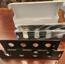 PRAMOON 2 PC Baseball Bat Ball Rack Wall Mount