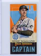 2021 Topps Gypsy Queen Brian Anderson Captains Mini #CM-BA Miami Marlins