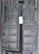 Goodfellow & Co Men's Charcoal Heather Puffer Vest Size Small