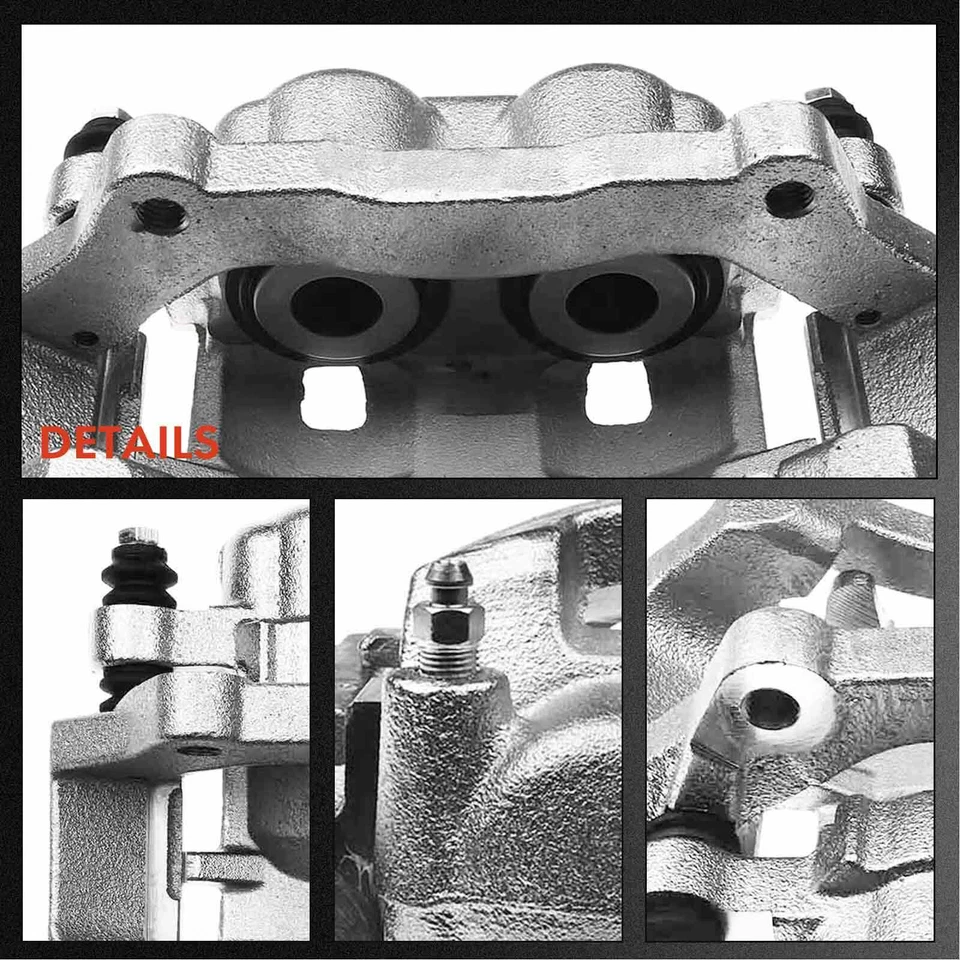 Pinza de freno y pastillas de cerámica para Dodge Ram 1500 Ram 2500 Ram 3500 2003-2008 trasero Foto 4 de 4