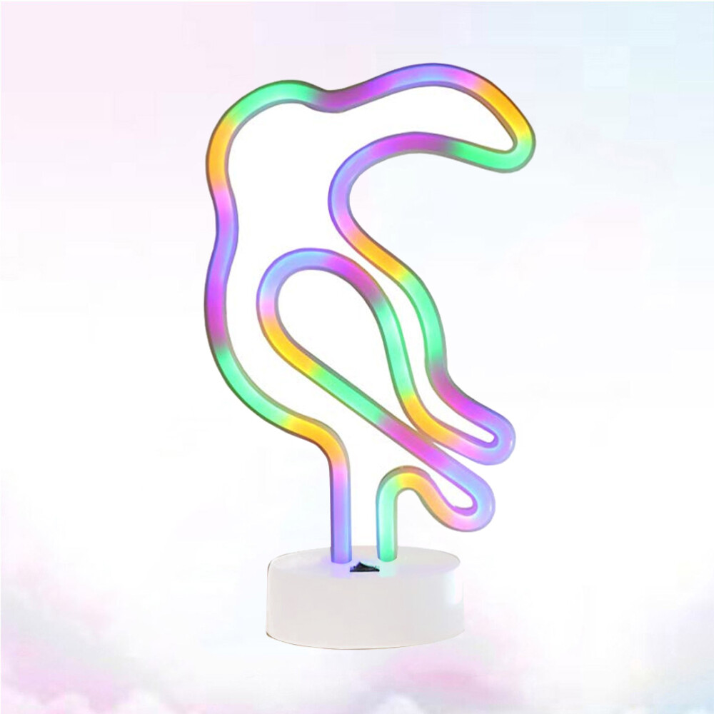 Battery Operated Table Lamps Rechargeable Portable Neon Light